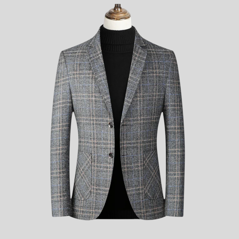Domenico - Elegantni Sako Od Kariranog Materijala