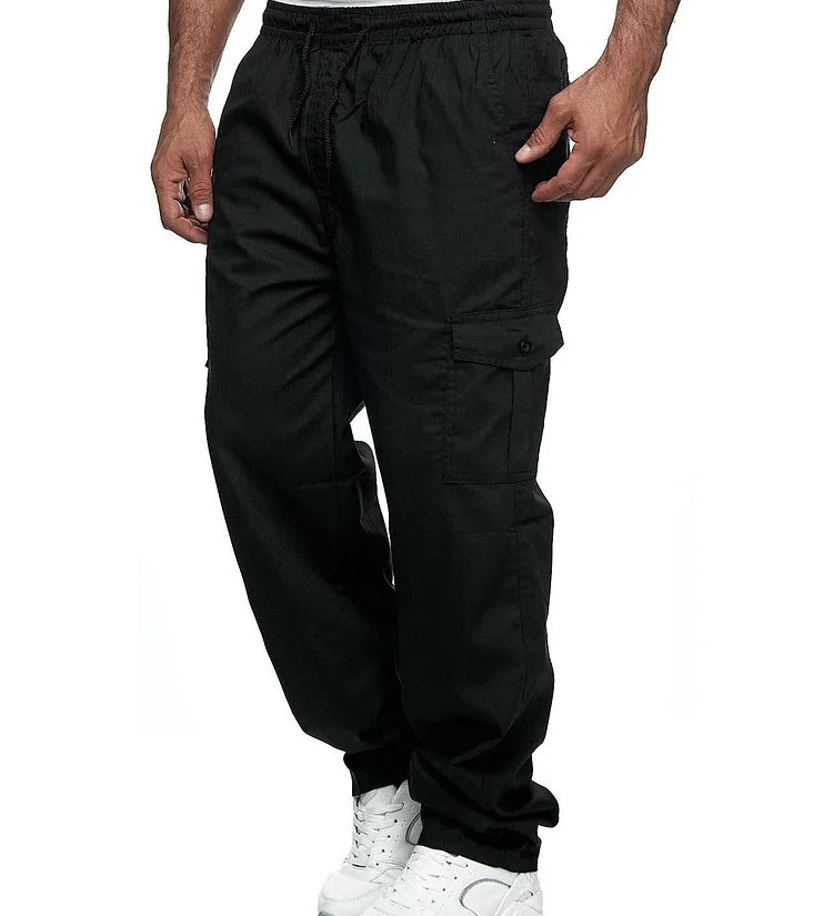 Alexander - Pantalons cargo pour homme, coupe décontractée
