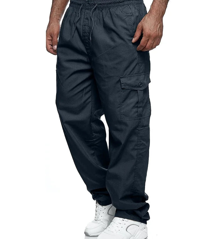 Alexander - Pantalons cargo pour homme, coupe décontractée