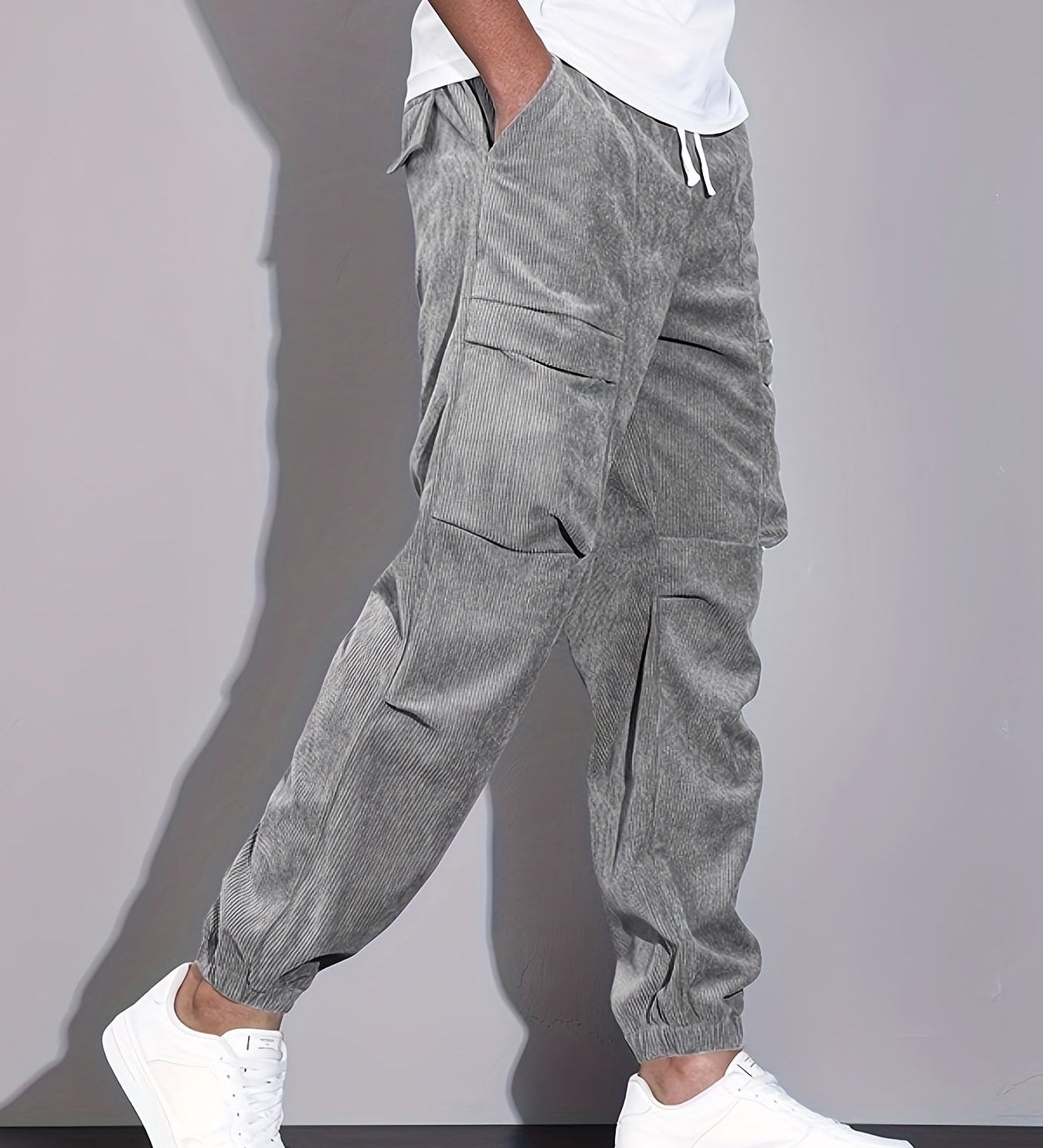 Rossi Roma | PANTALON CARGO EN CORDUROY