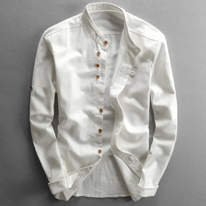 Alfonds™ | Chemise Élégante Style Japonais