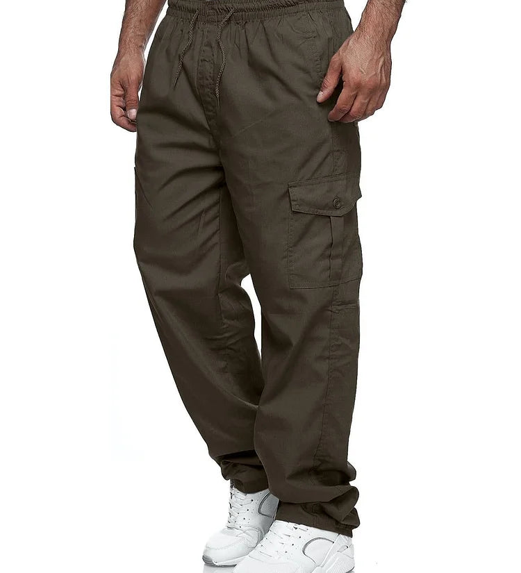 Alexander - Pantalons cargo pour homme, coupe décontractée