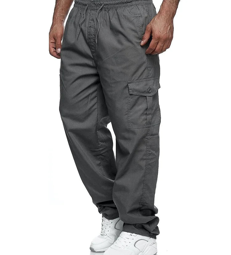 Alexander - Pantalons cargo pour homme, coupe décontractée