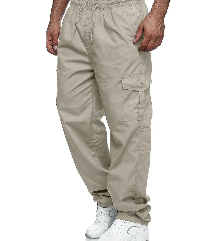 Alexander - Pantalons cargo pour homme, coupe décontractée
