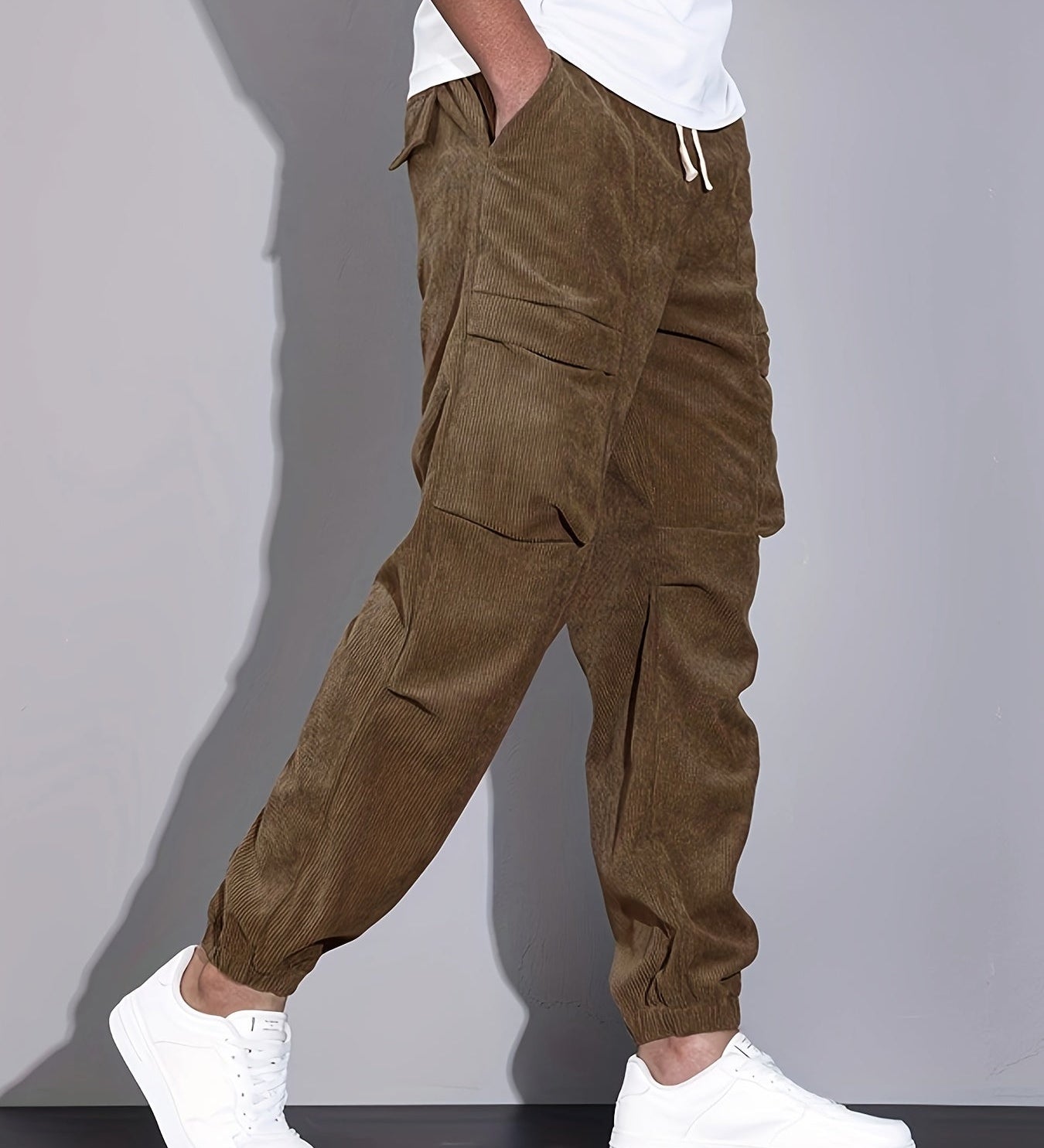 Rossi Roma | PANTALON CARGO EN CORDUROY