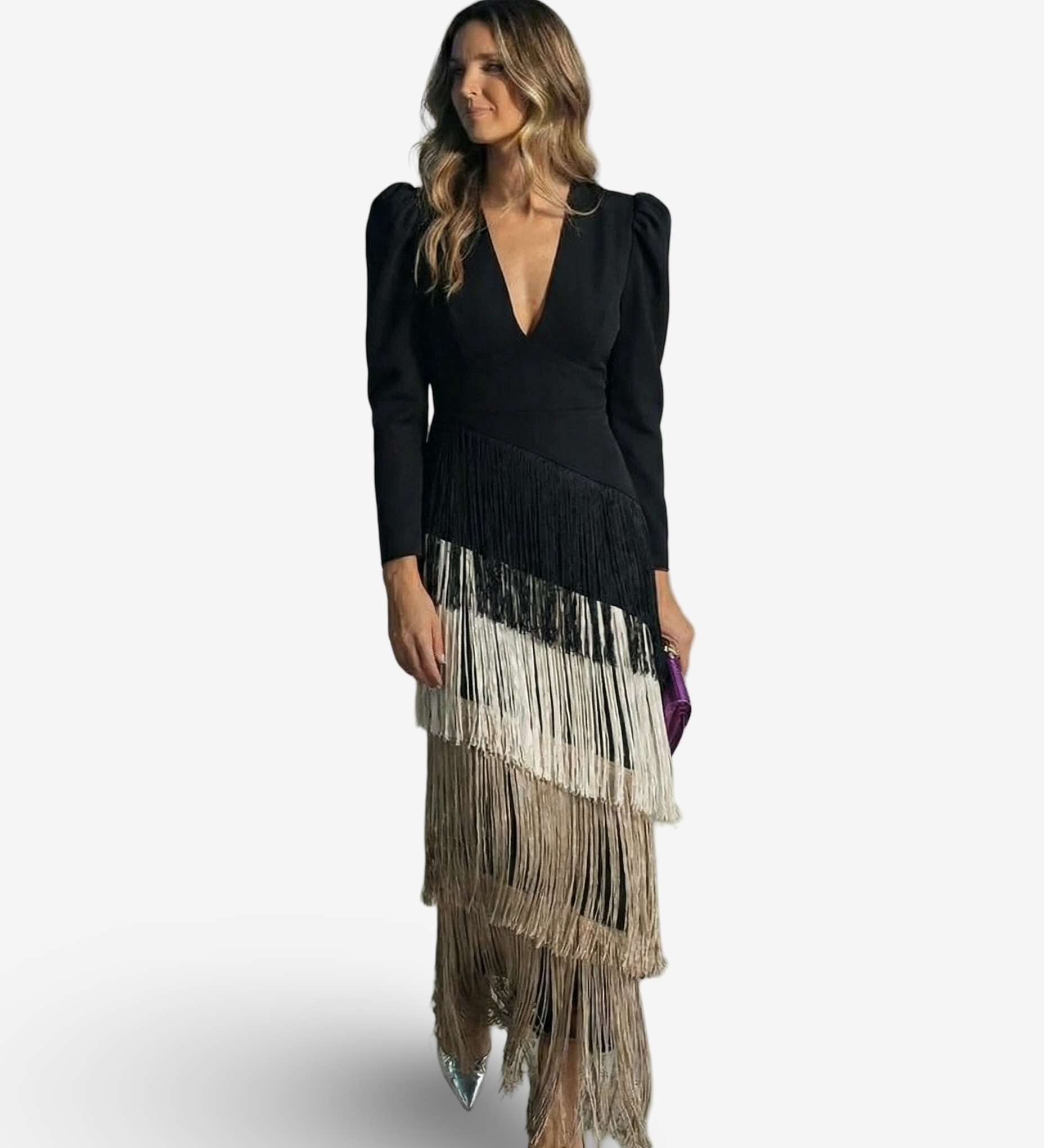 Clara™ | Elegantna maxi haljina s resicama