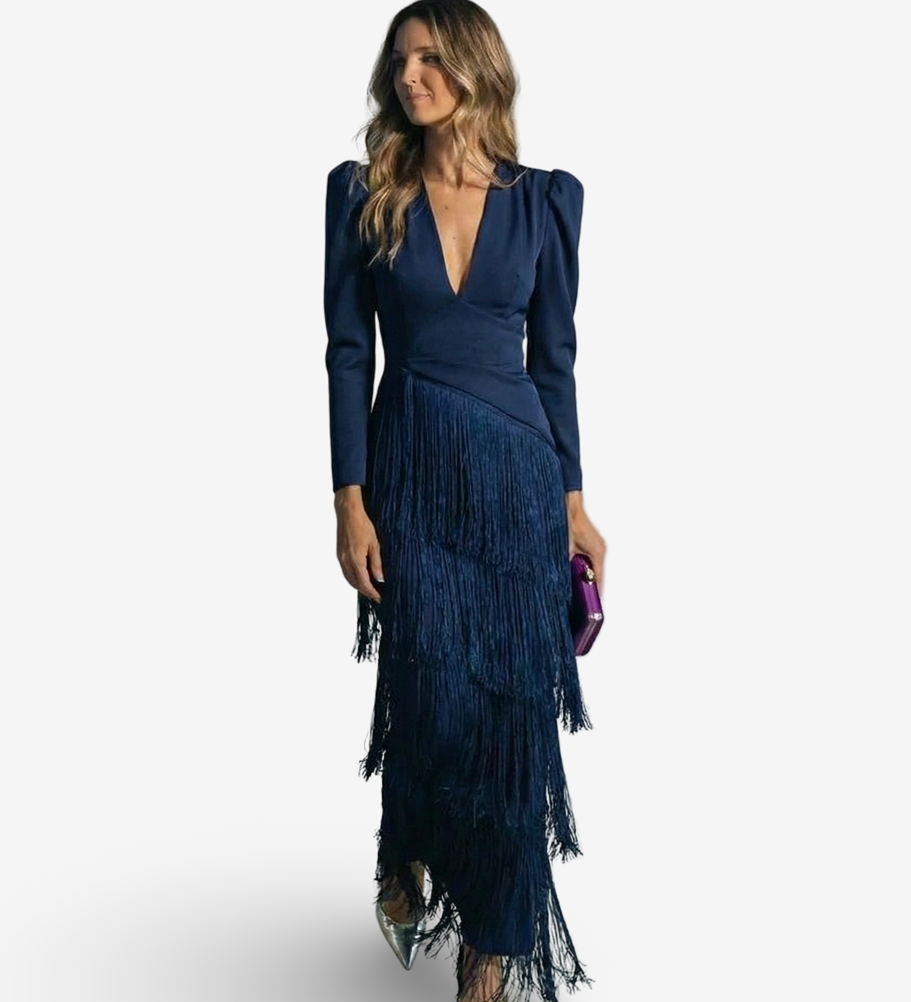 Clara™ | Elegantna maxi haljina s resicama