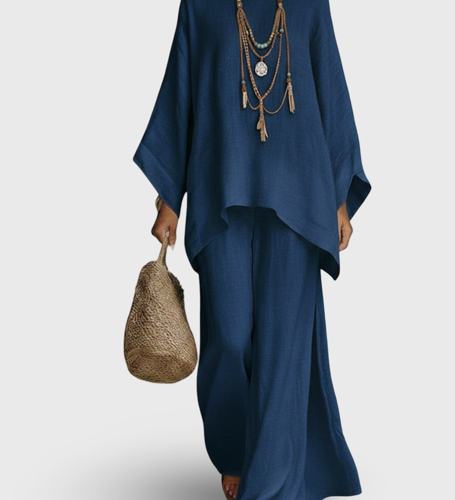 Celine | Elegantni set od lana s dva dijela