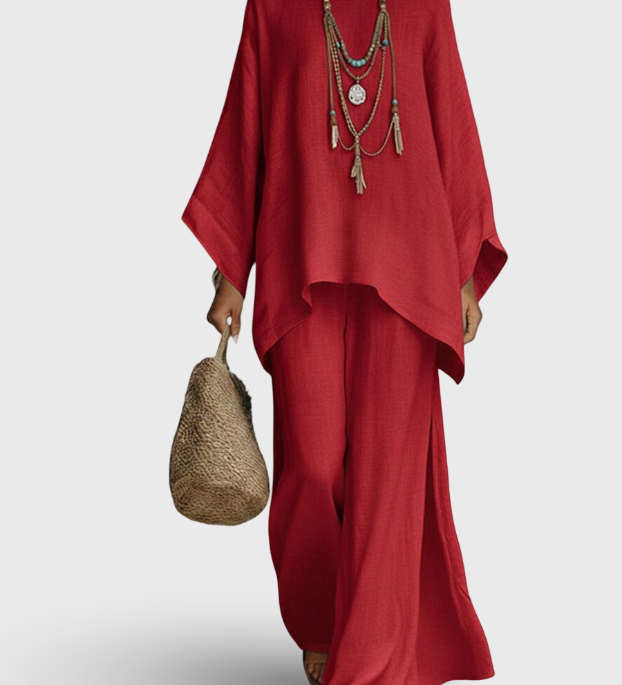 Celine | Elegantni set od lana s dva dijela